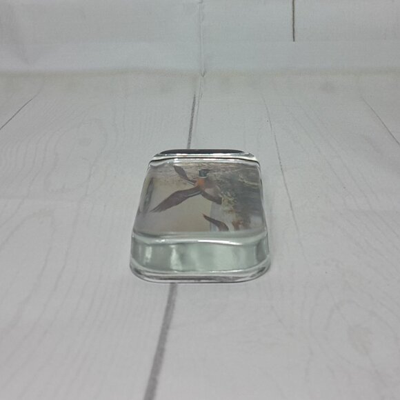 Mallard Duck Paperweight Via Vermont English Glass 4" - Picture 4 of 6